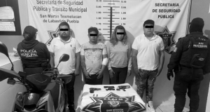 Detienen a "Los porcinos", banda buscada en Texmelucan